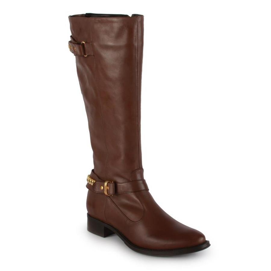 BOTA DE CUERO CAFÉ