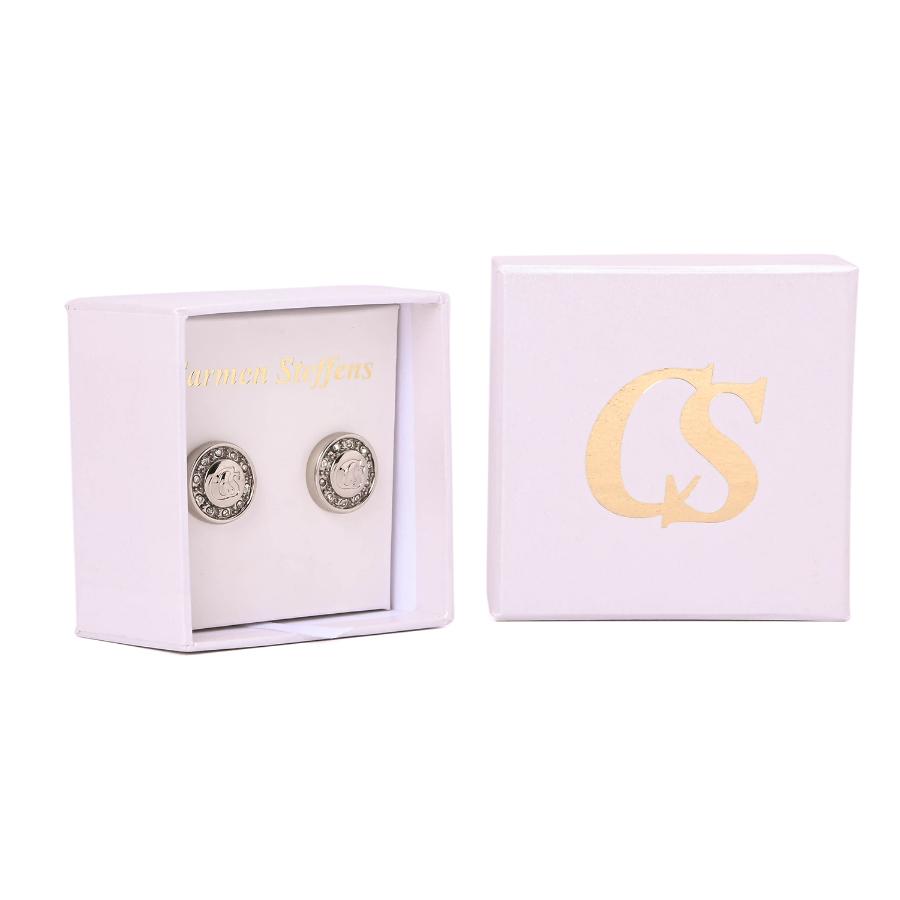 PENDIENTE CS PLATA CON CRISTAL