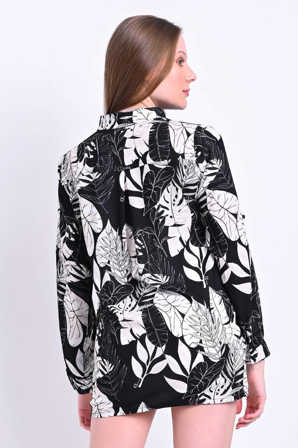 CAMISA ESTAMPADO HOJAS