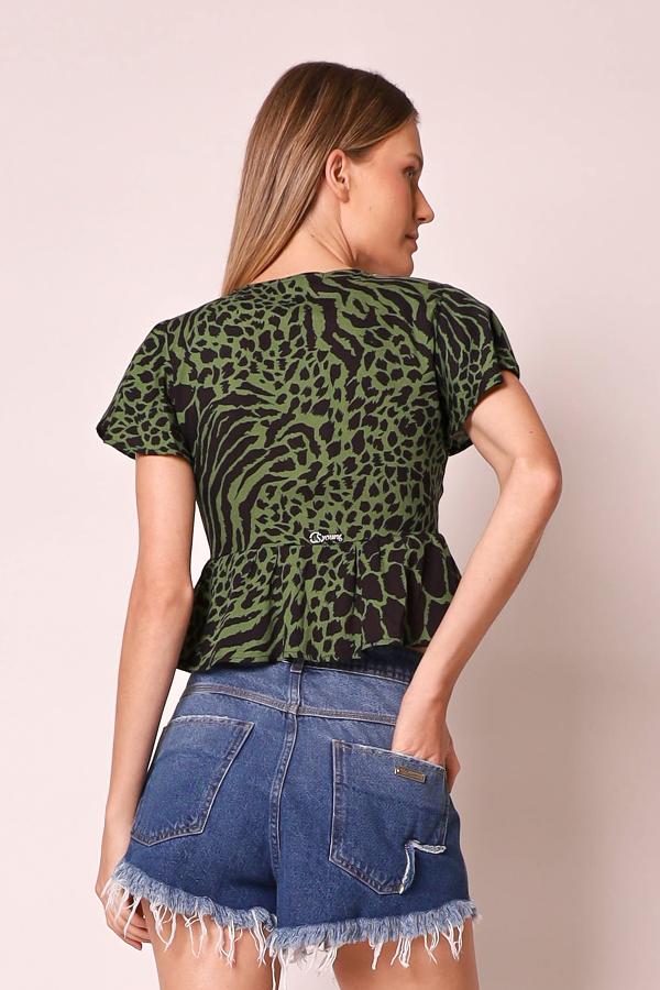 BLUSA CROPPED CON VOLADO CS YOUNG VERANO 2023