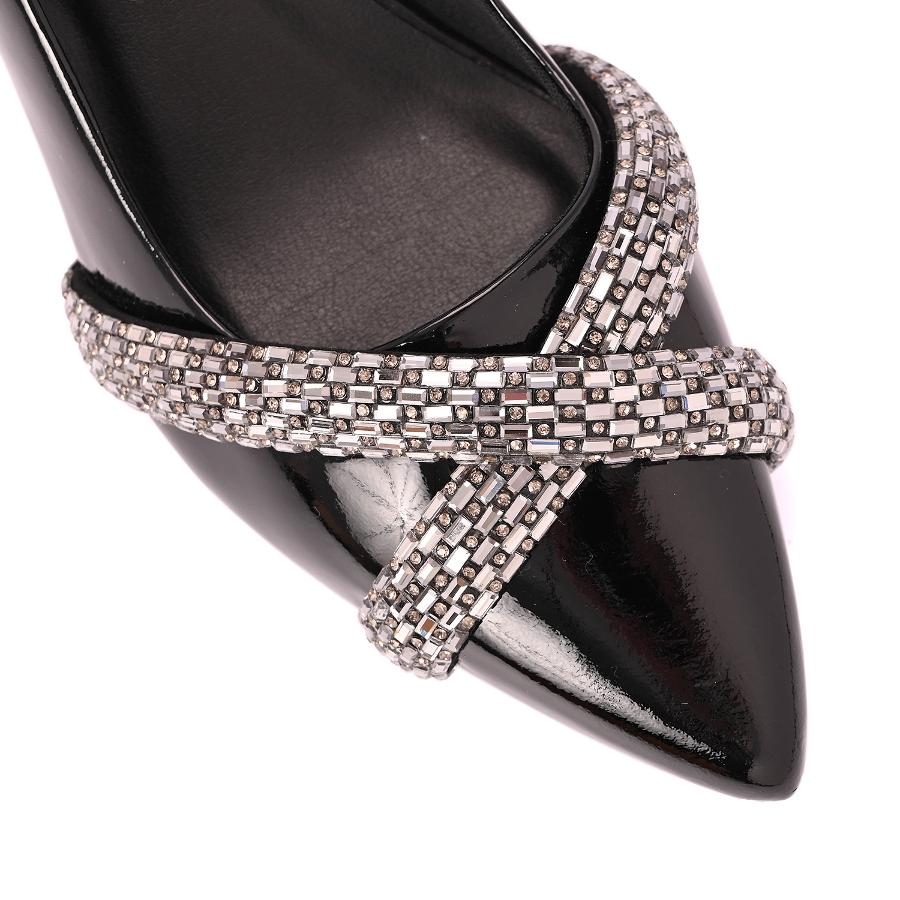 STILETTO DE CHAROL CON LAZO CS