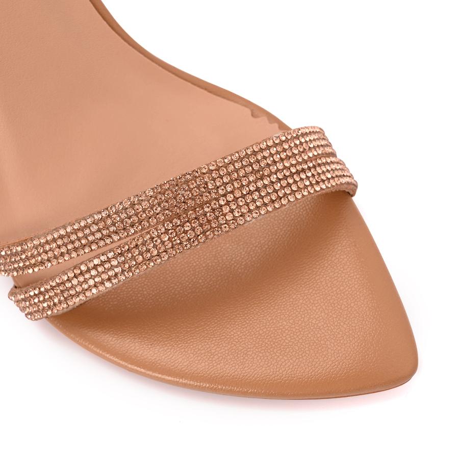 SANDALIA NUDE CON BRILLO CS CLUB