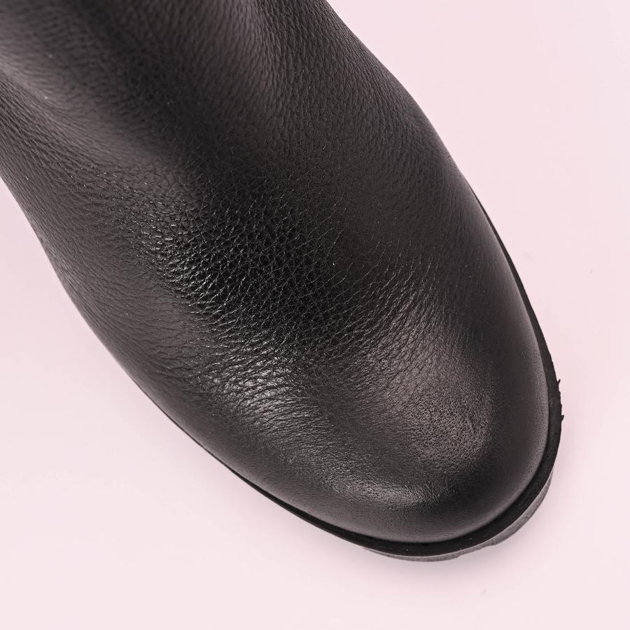 BOTA NEGRA CON PLATAFORMA