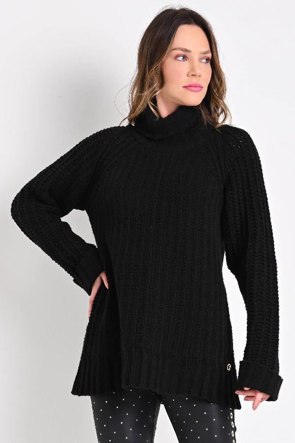 SUETER TEJIDO CUELLO ALTO