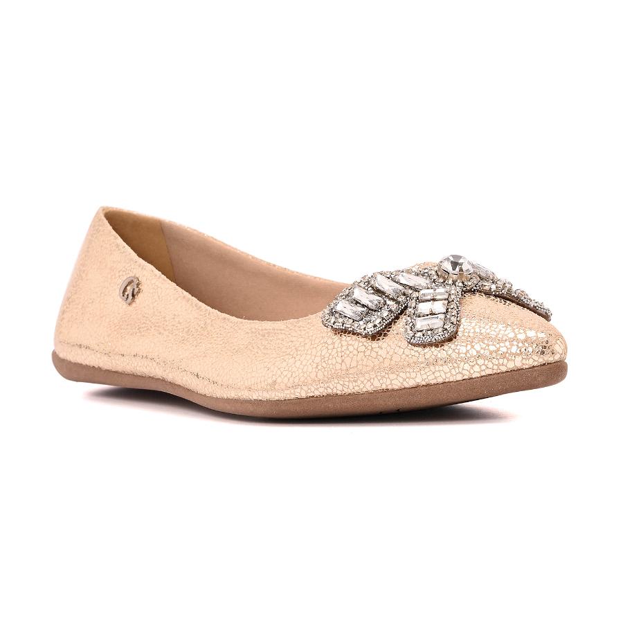 BALLERINA DORADA CON CRISTALES CS