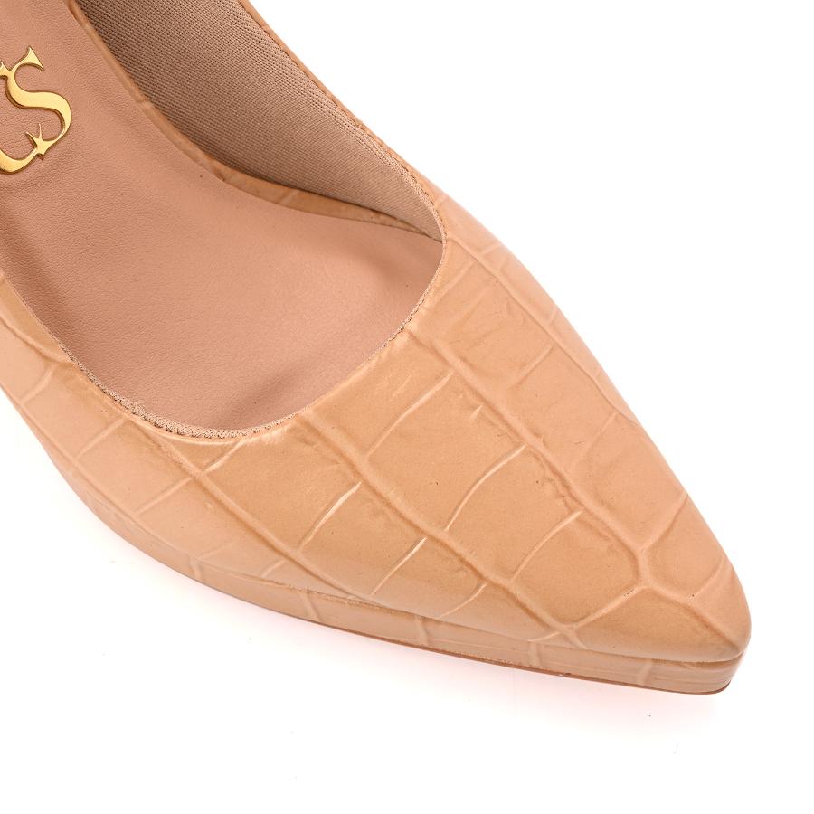 STILETTO NUDE CON PLATAFORMA TEXTURIZADO CS