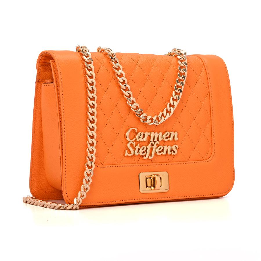 CARTERA NARANJA TEXTURIZADA CS