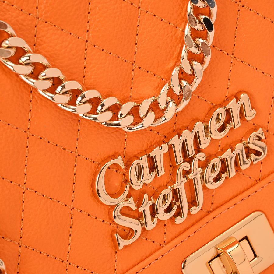 CARTERA NARANJA TEXTURIZADA CS