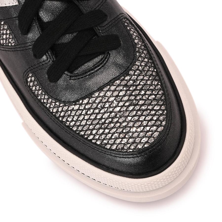 ZAPATILLA NEGRA CON BRILLO CS CLUB