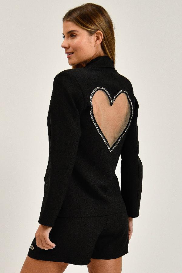 BLAZER NEGRO CORAZON