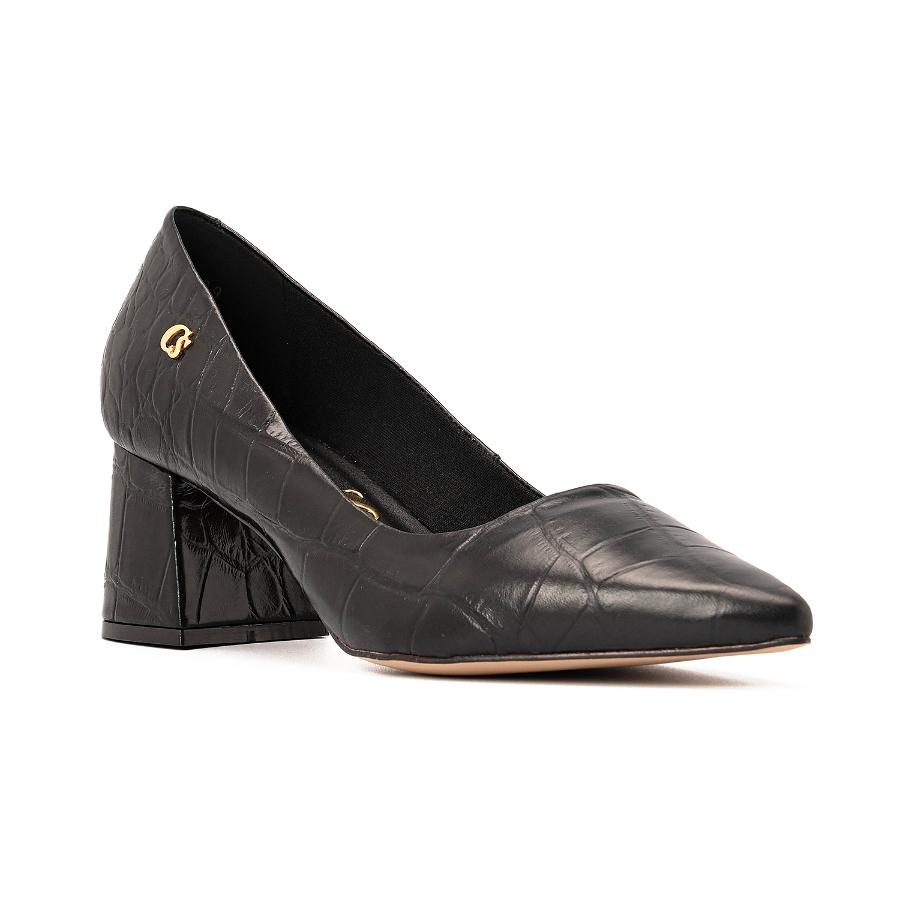 STILETTO NEGRO CON TEXTURA