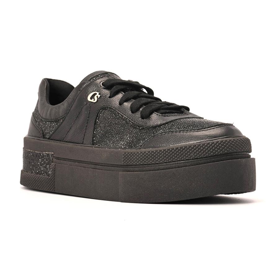 ZAPATILLA NEGRA CON BRILLO