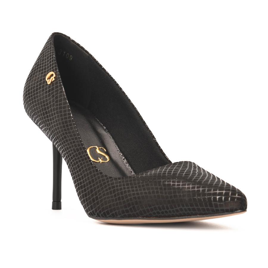STILETTO NEGRO CS CON TEXTURA