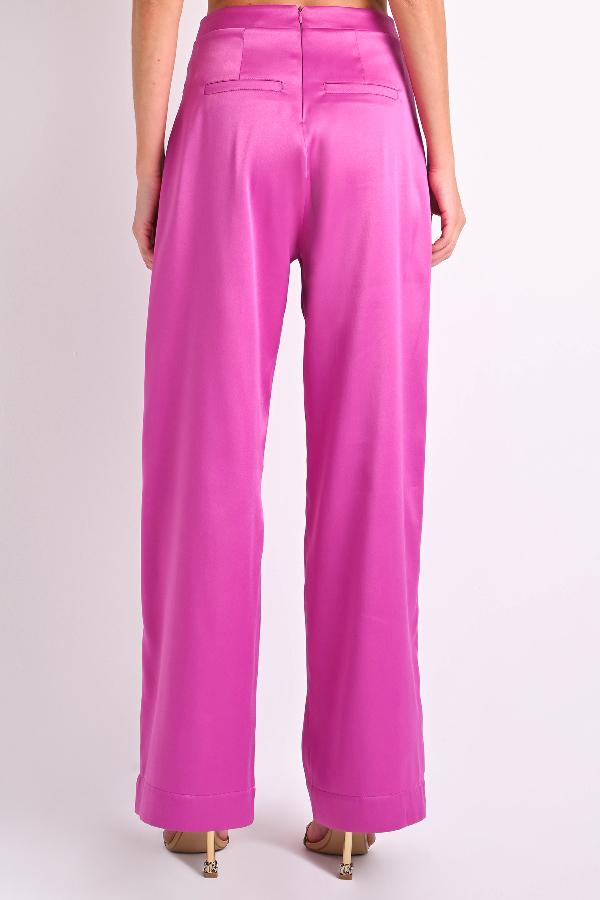 PANTALON MAGENTA CON BOLSILLO
