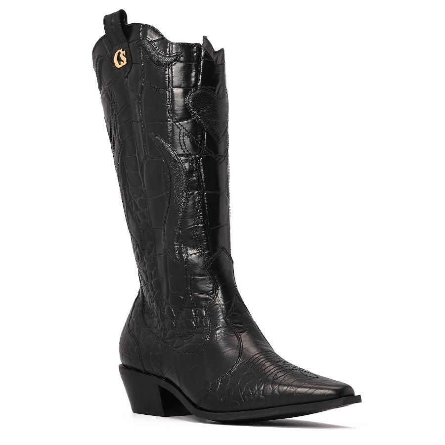 BOTA VAQUERA CON TEXTURA