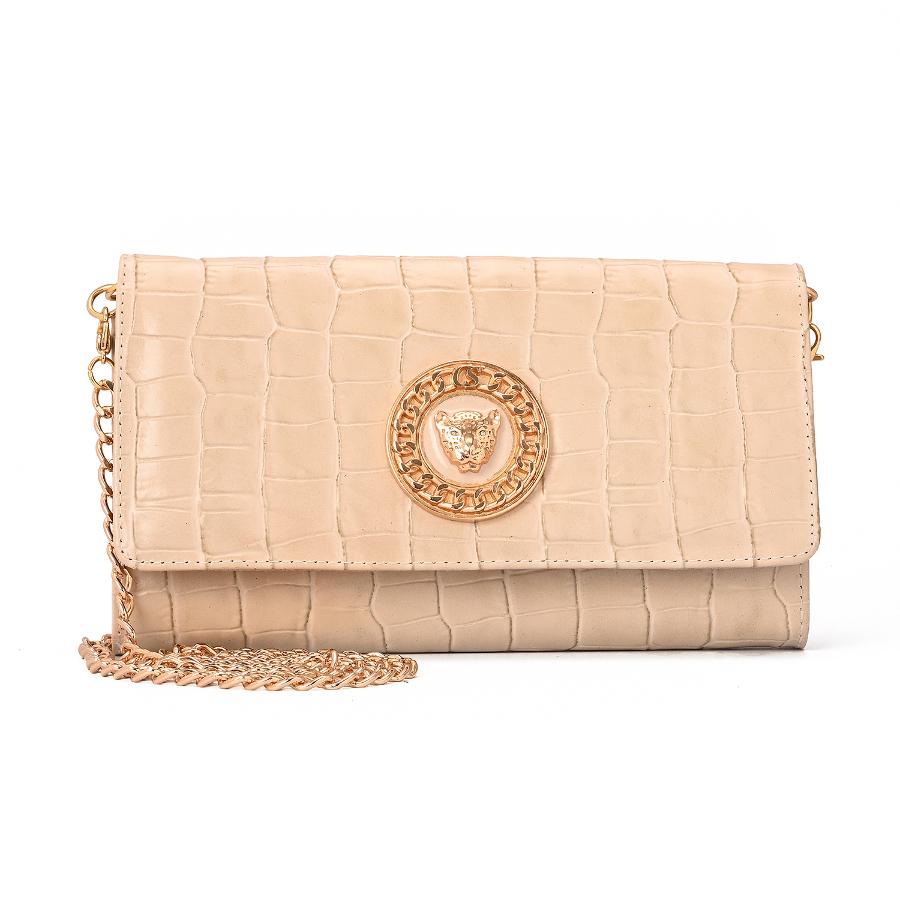 CARTERA CLUTCH BEIGE CS