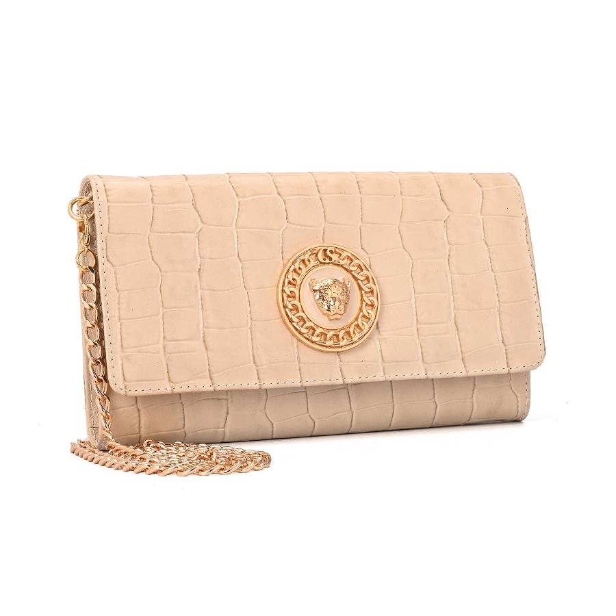 CARTERA CLUTCH BEIGE CS
