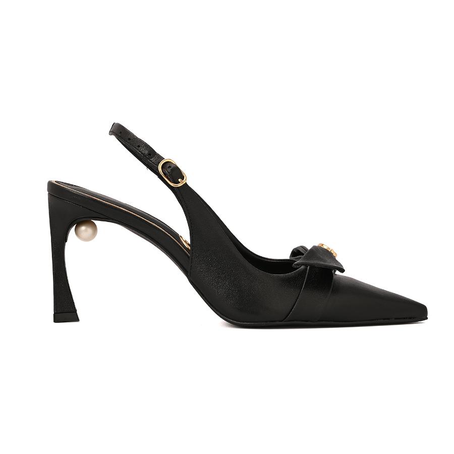 STILETTO NEGRO CON LAZO CS