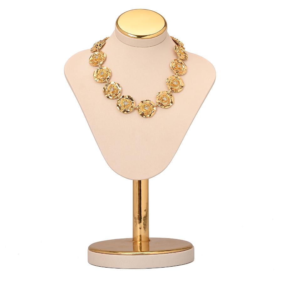 COLLAR FLOR DORADO