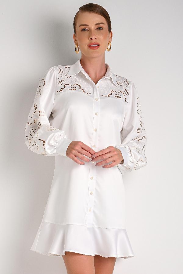 VESTIDO CON BORDADO