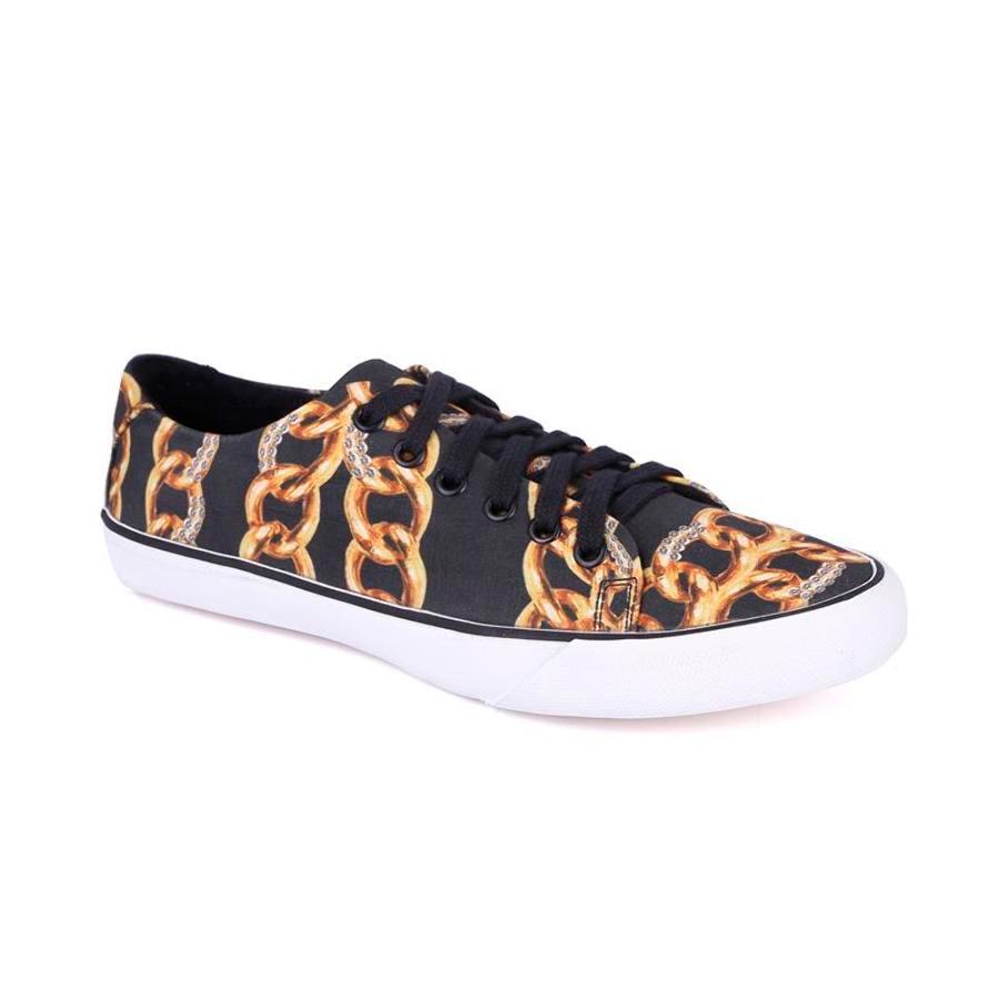 ZAPATILLA ESTAMPADA CON CORDONES