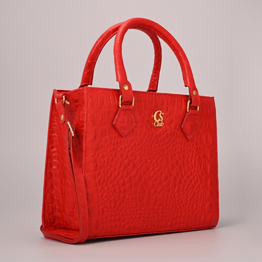 CARTERA ROJA CON TEXTURA  CS CLUB