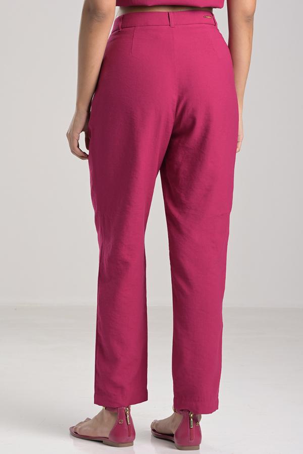 PANTALON SASTRE FUCSIA