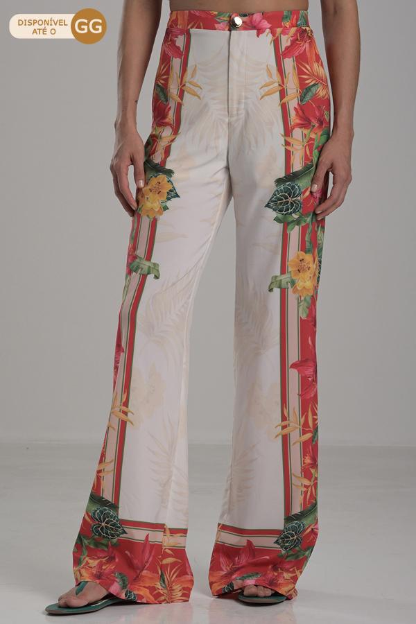 PANTALON PALAZZO CON ESTAMPADO