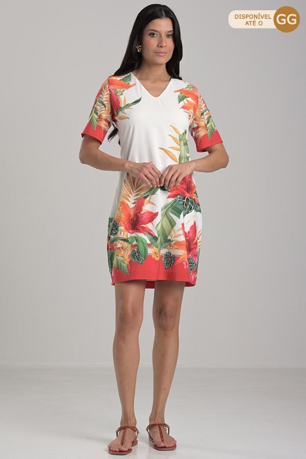 VESTIDO  CON ESTAMPADO