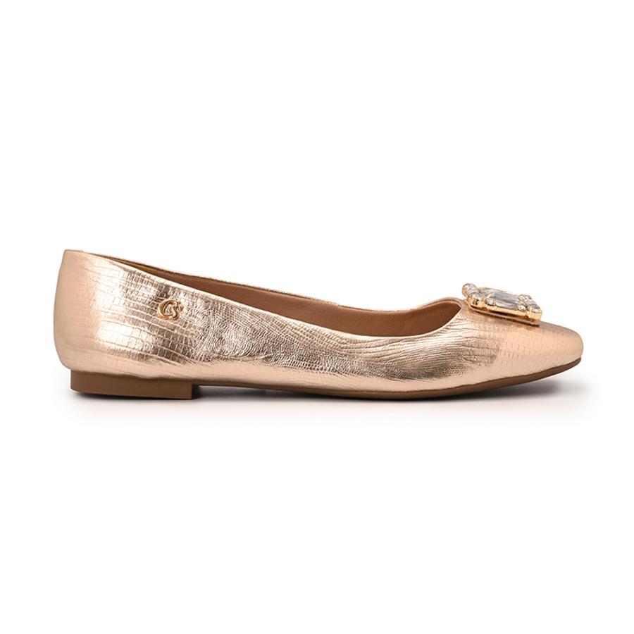 BALLERINA DORADA CON PEDRERIA