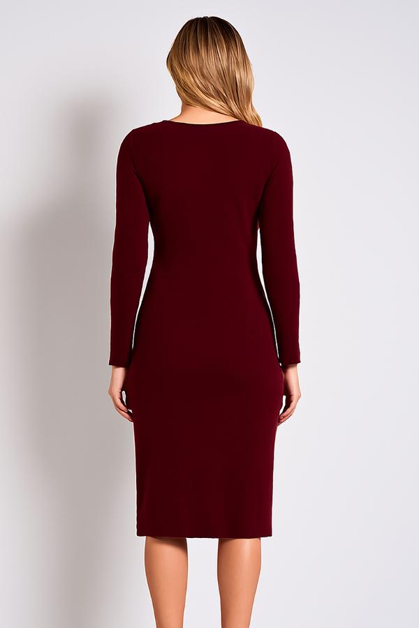VESTIDO TRICOT ROJO
