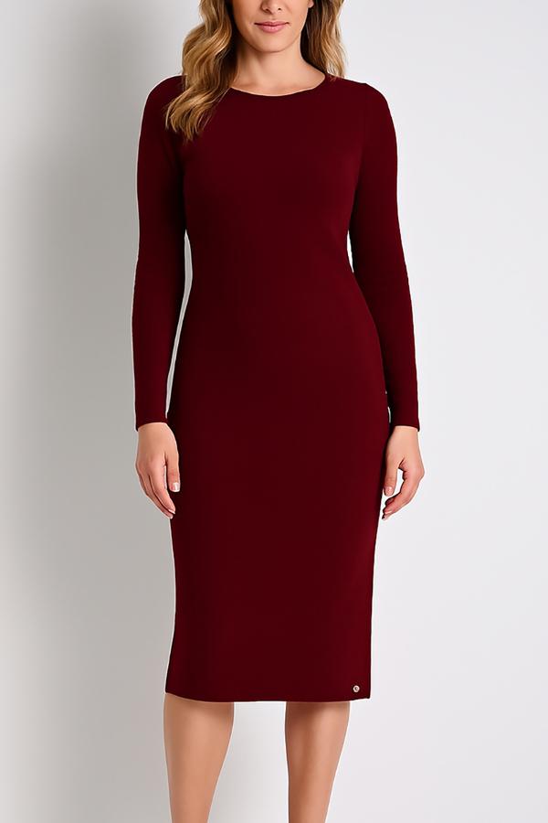 VESTIDO TRICOT ROJO