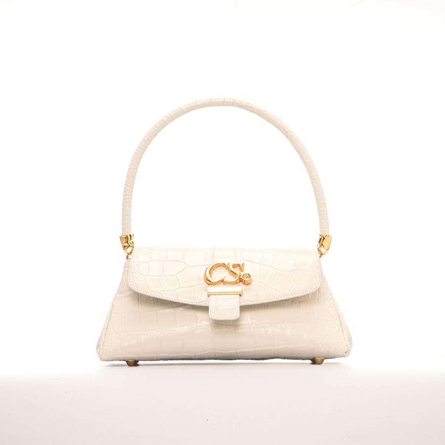 CARTERA BLANCA CON TEXTURA CS