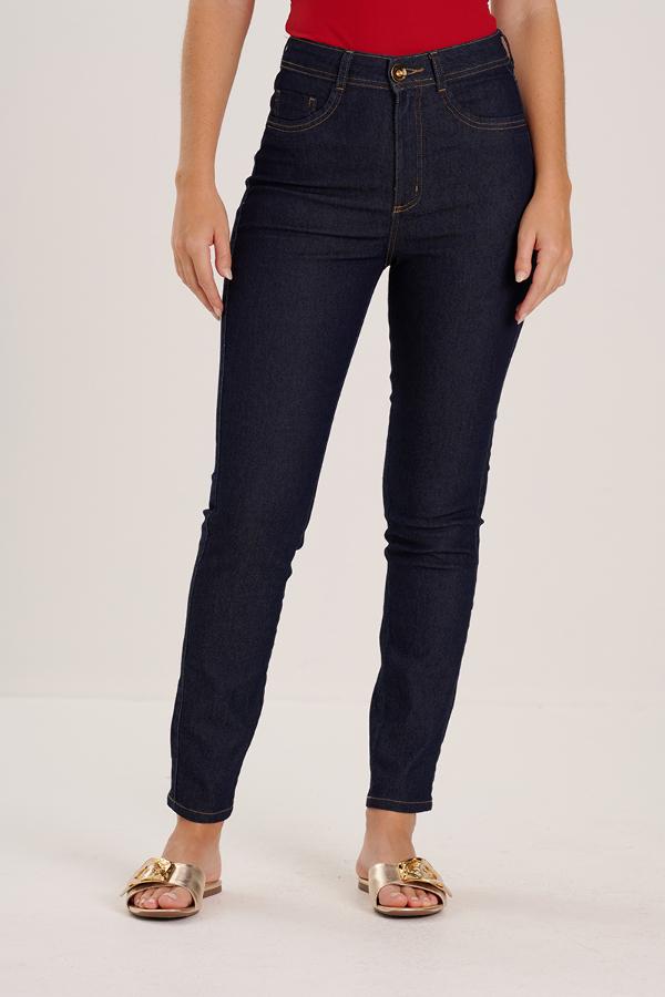 JEANS SKINNY TIRO ALTO