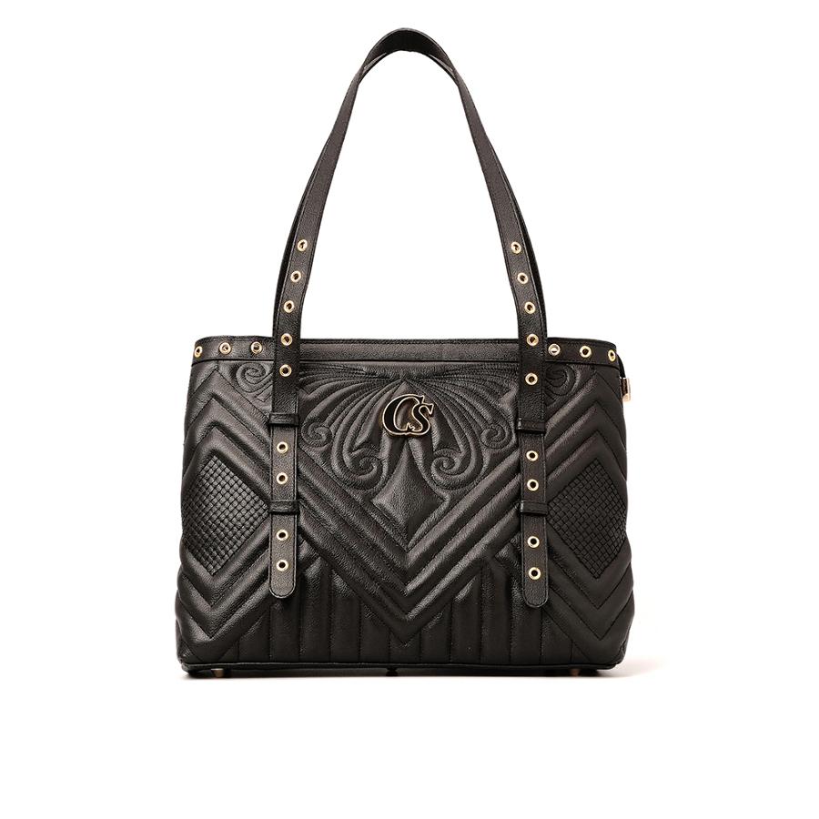 CARTERA CS CON TEXTURA GEOMETRICA