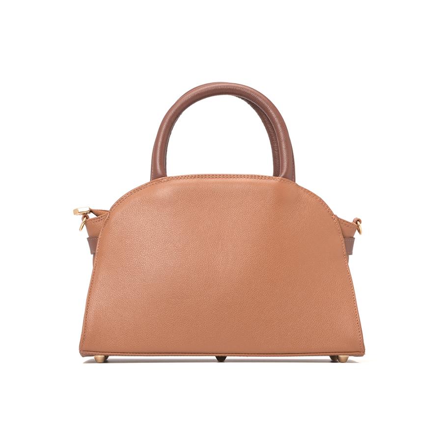 CARTERA CON GAMUZA Y ESTAMPADO