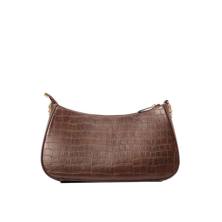 CARTERA MARRON CON TEXTURA CS CLUB