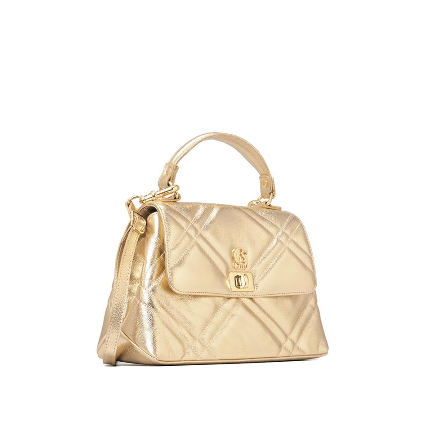 CARTERA DORADA CON TEXTURA CS