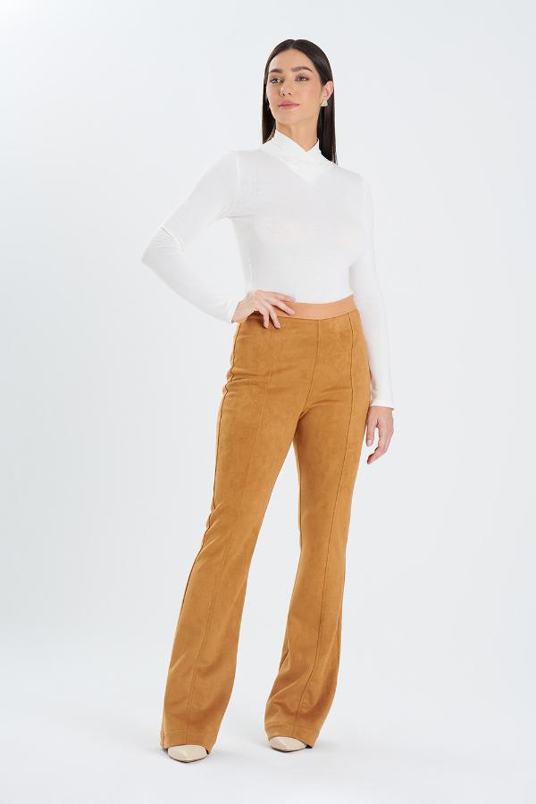 PANTALON GAMUZA CAMEL