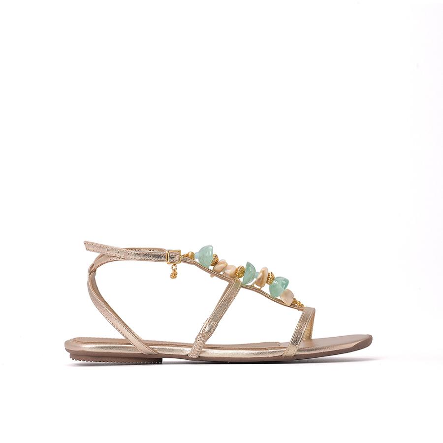 FLAT DORADA CON ACCESORIOS