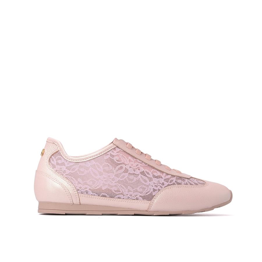 ZAPATILLA ROSA TORNASOL CON ENCAJE