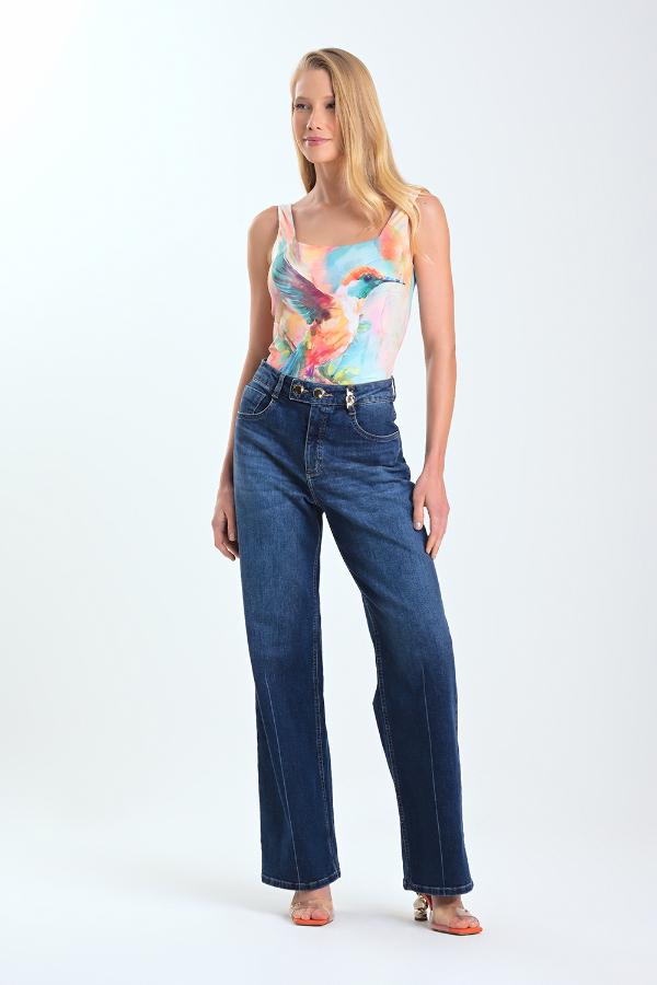 JEANS RECTO CON ACCESORIO CS