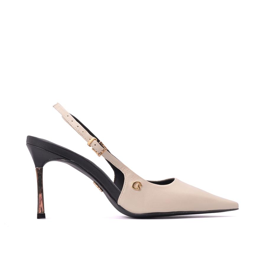 STILETTO OFF WHITE TACO DORADO