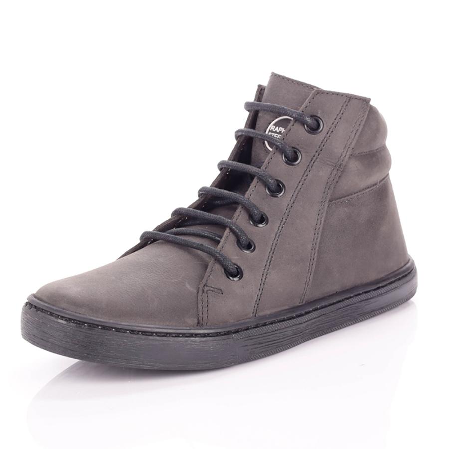 Zapatilla gris caño medio
