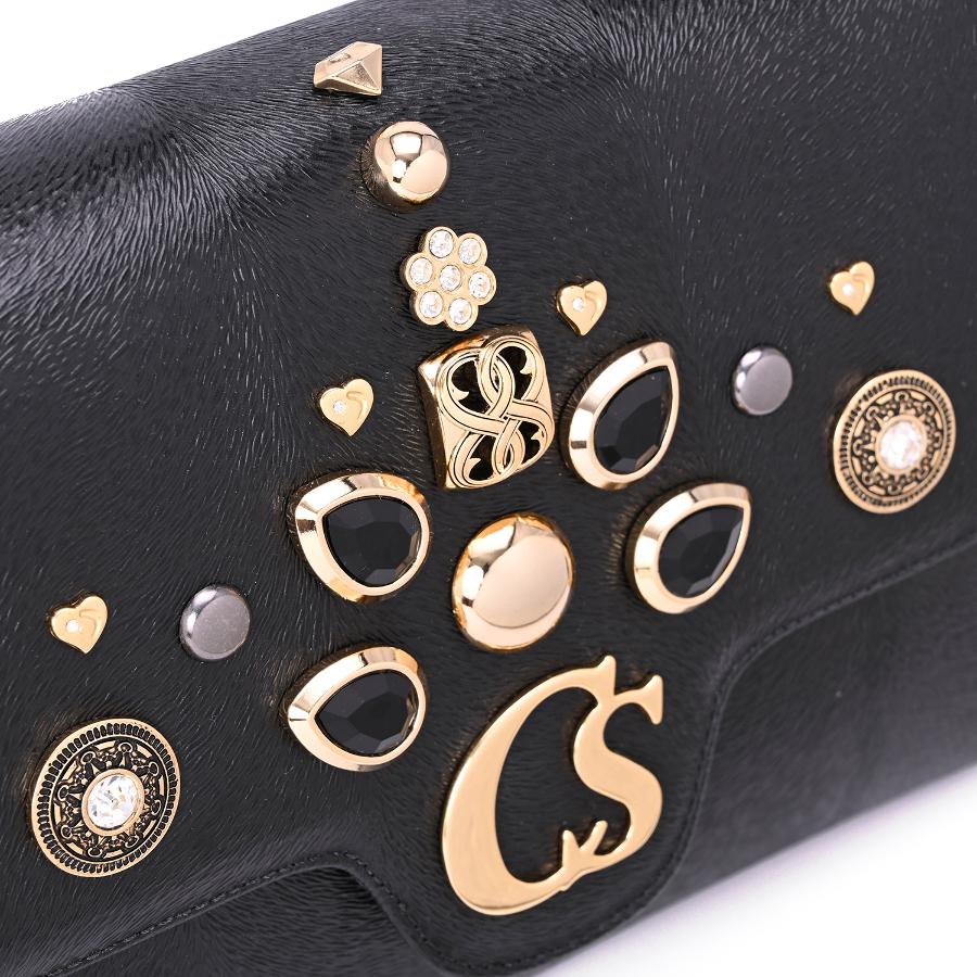 CARTERA NEGRA CON ACCESORIOS