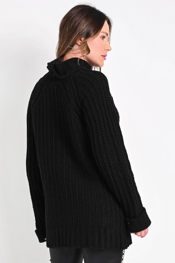SUETER TEJIDO CUELLO ALTO