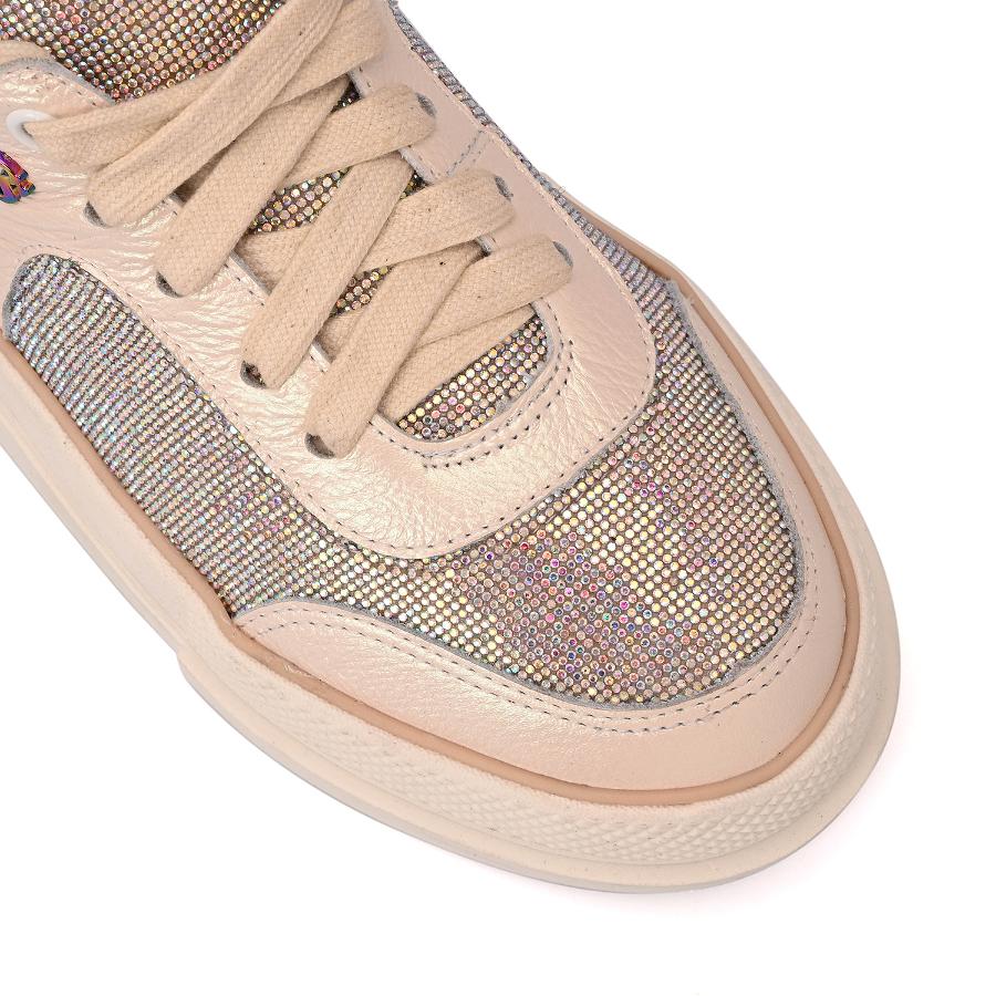 ZAPATILLA BLANCO TORNASOL CON BRILLO