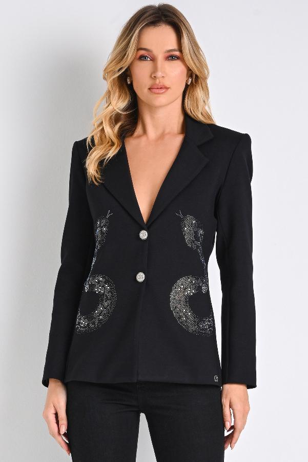 BLAZER CON APLIQUES DE SERPIENTE