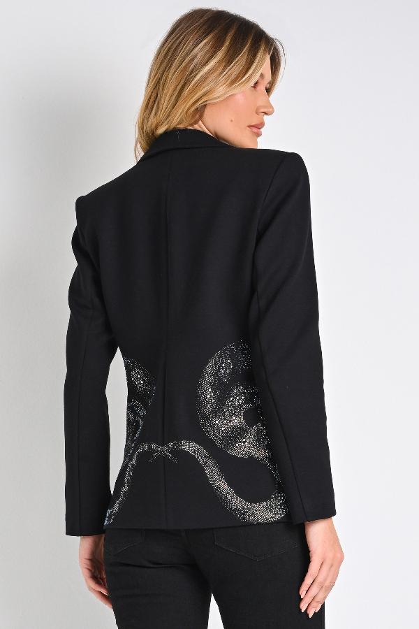 BLAZER CON APLIQUES DE SERPIENTE