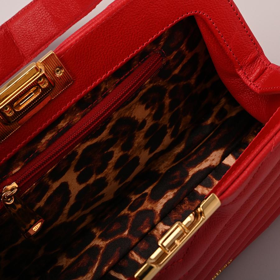 CARTERA ROJA CON TEXTURA